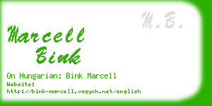 marcell bink business card